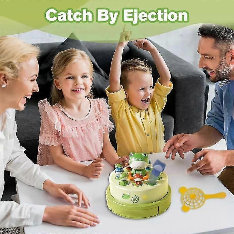 Bounce and Catch Frog Board Games Parent-Child Interactive Tabletop Family Game