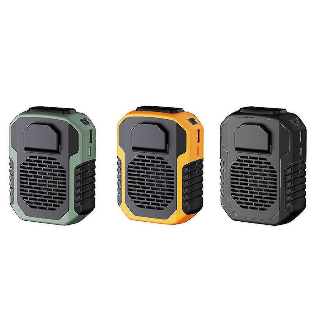 New Arrive 6000mAh Portable Waist Clip Fan Belt Fan Body Fan Strong Airflow, 3 Speeds, Rechargeable Belt Clip Fan with USB Port SZRH A-X