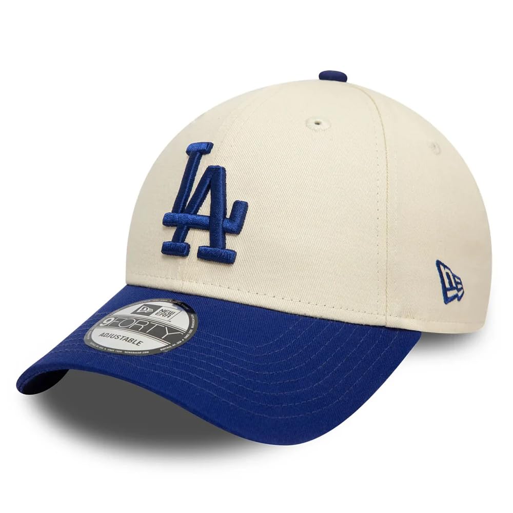 

New Era 9FORTY Logo Baseball Cap Free LA (JP, Alphabet, Size, Cream/Blue (Two-Tone), Dodgers) [Used]