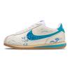 Nike Cortez Abriebfest Abriebfest Niedrig geschnittene Laufschuhe Damen Beige Blau HF4268-113(Team73-)