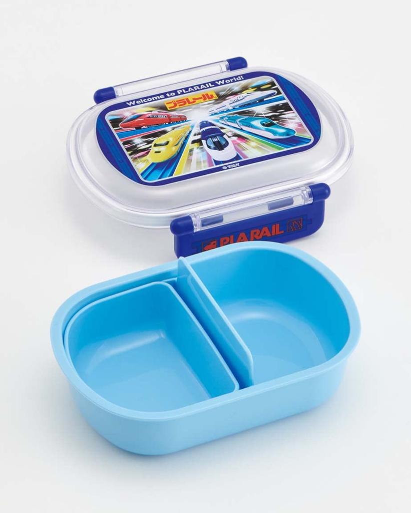 Skater Bento 360ml Fluffy Made in Single Dishwasher and Microwave Plarail Item Children's Box, Capacity, Lid, Japan, Tier, Safe, 23, Boys'