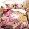 Kotoko Torahime Bedding Set Single Twin Full Queen King Size Bed Set Adult Kid Bedroom Duvetcover Sets Anime Parure De Lit Bed