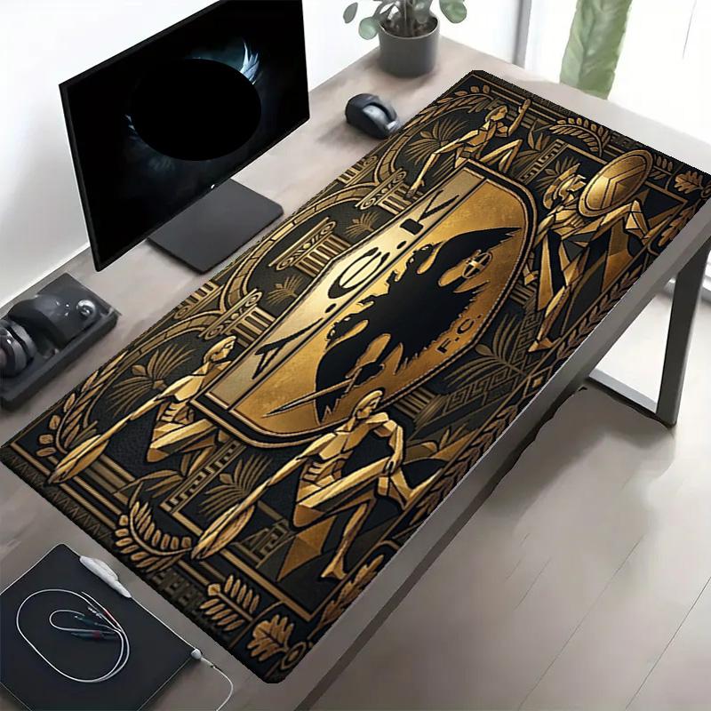 AEK Athens FC Print Mouse Pad, Anti‑Slip Desktop keyboard Mat, for PC Laptop Gaming Working Daily Use, Cool Festival Surprise Gift