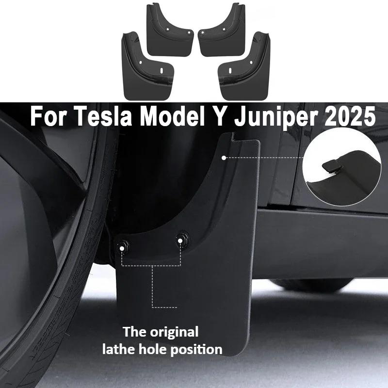 For Tesla Model Y Launch 2025 Front and Rear Car Wheel Mud Flaps Splash Guards MudFlaps Protector Front Rear Fender Mudguards