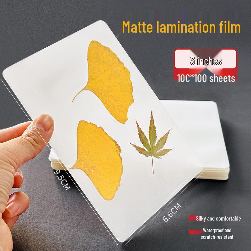 A3/A4 Matte Lamination Paper & 5/6/8-inch Silky Matte Lamination Film, 8-mil Photo Protector Film