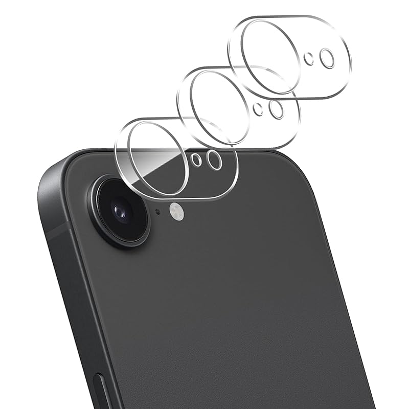 

[Set of 3] iPhone 16e camera film Japan Asahi Glass Material tempered glass Greerass camera protection film Shatter prevention High transmission
