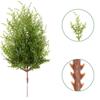 Plastic Artificial Pine Branches Green Realisticl Green Garland  Christmas Decorations