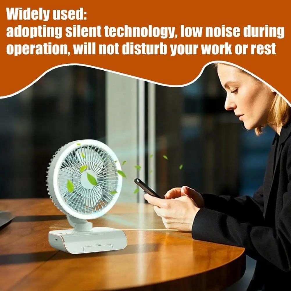 Popular_Oscillating Air Circulator Fan 5Speed Oscillating Personal Fan Purple NONE