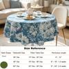 Dining Room Coffee Table Home Interior Decor  Small Cotton Material Soft Fabric Round Tablecloth
