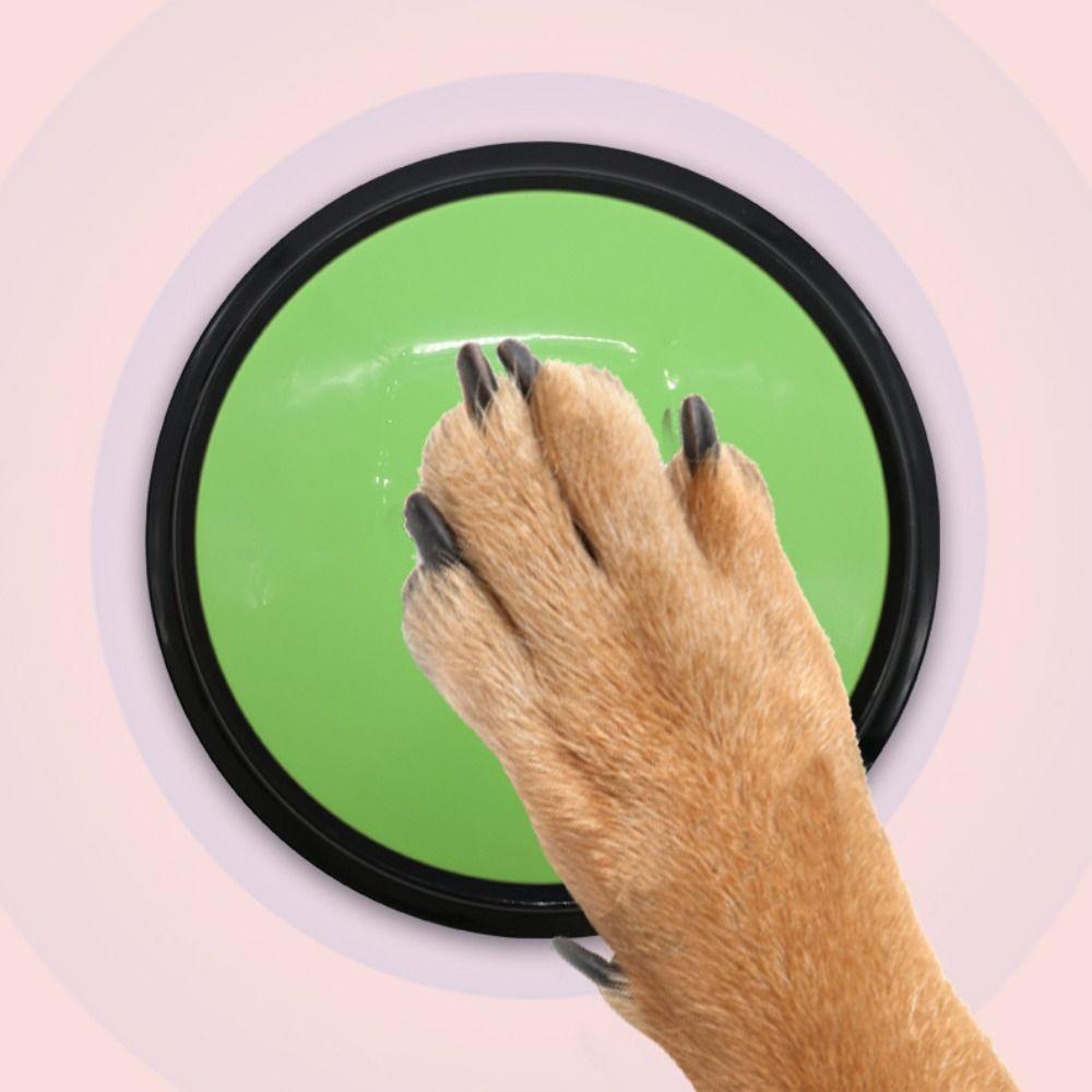 Interactive Dog Training Buttons Light Dog Intelligence Toy New Voice Recording Button  Cat Puppy