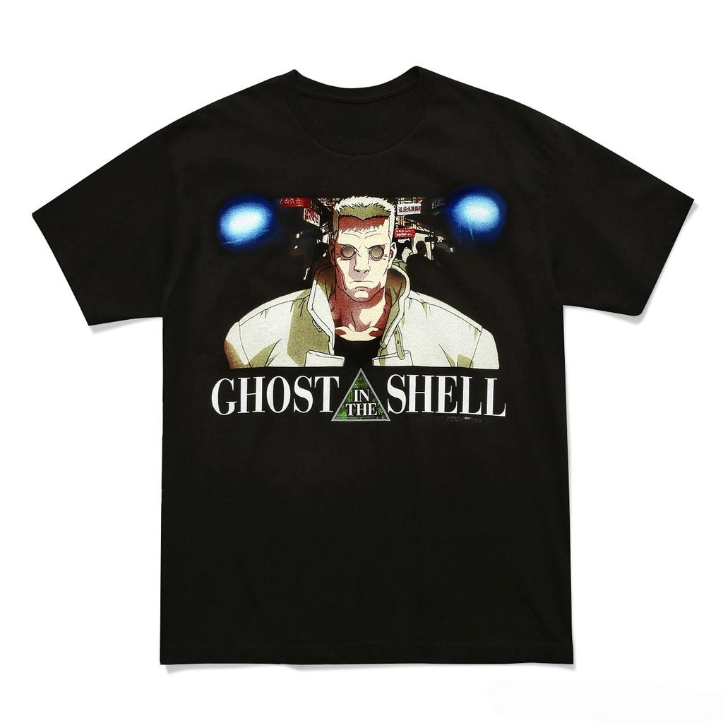 Anime Ghost in the Shell Graphic TShirt 100Cotton Oversized unisex Shirt Unisex Short Sleeve ONeck Women Y2k Selling Popular