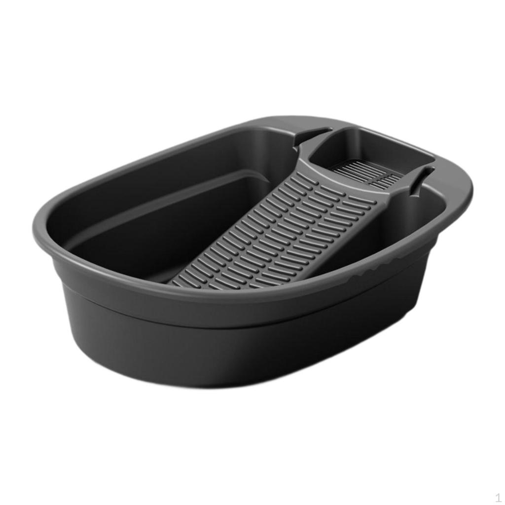 Washboard Basin Cleaning Home Bathroom Washroom Hand Wash Board Laundry Washtub for Towels