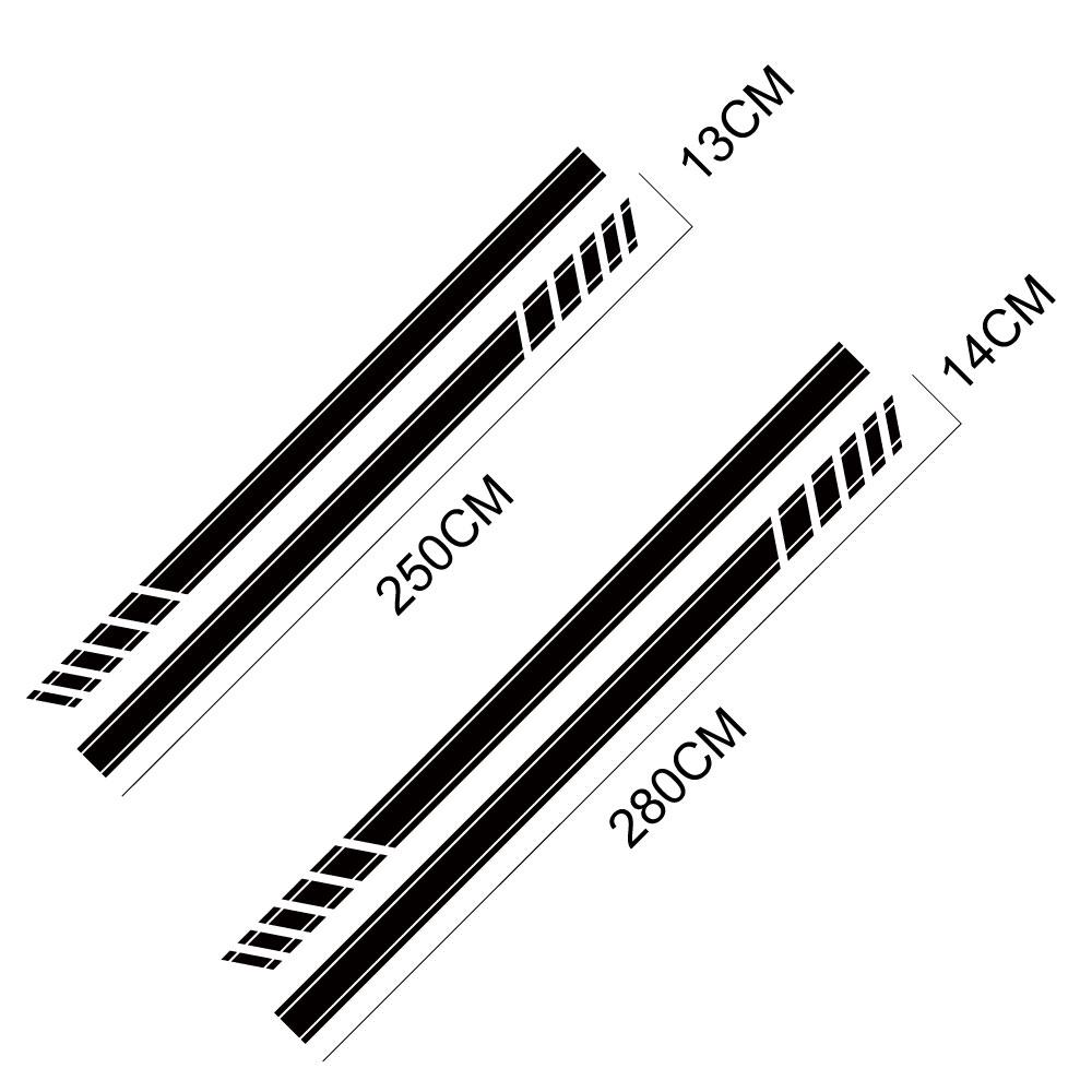 2PCS Car Door Stickers For Renault Trafic 3 2 Fiat Talento Nissan NV300 Vauxhall Vivaro Camper Van Vinyl Film Decals Accessories