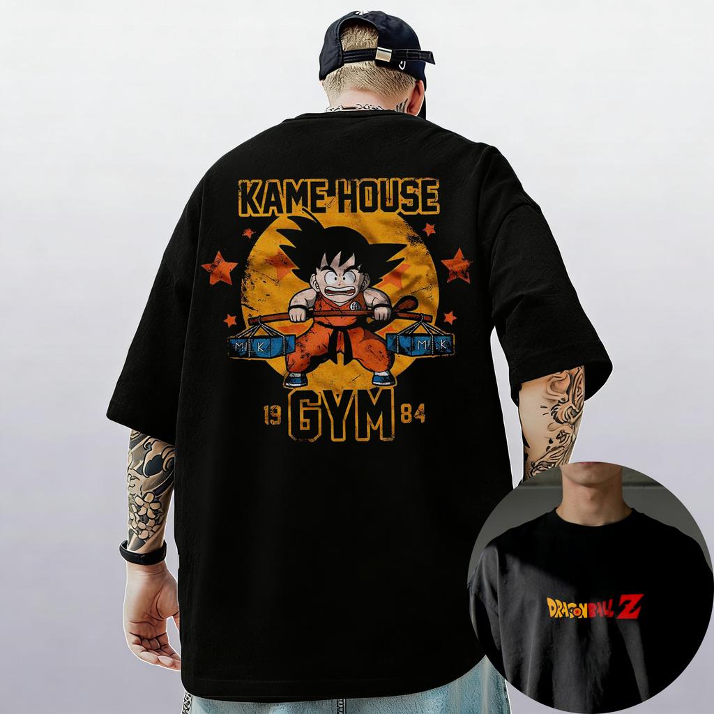 Dragon Ball Z Pánské Dámské Son Goku Mistr Roshi Potisk Tričko Bavlna Dětské Oblečení Vtipné Krátký Rukáv Harajuku Nový Přírůstek Trička