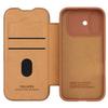 NILLKIN Qin Pro Series for iPhone 17 Case with Card Slots Leather Phone Cover