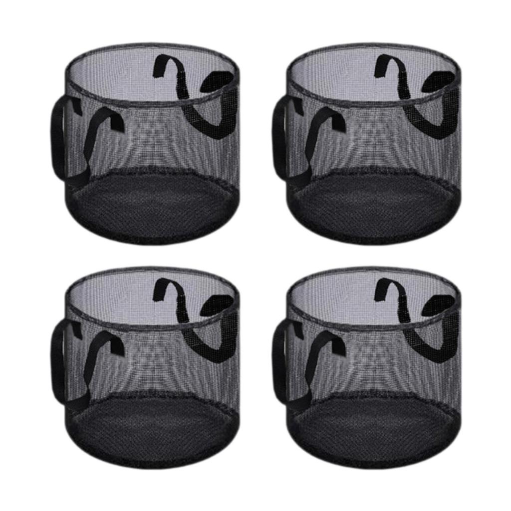 Reusable Plant Grow Bags Aquatic Planter Container with Fine Mesh for Water Lilies and Outdoor Gardening Use