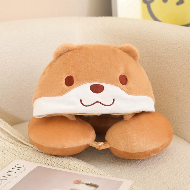 New 35CM Red Panda Raccoon Sloth  Animals Dolls Soft Neck PillowCartoon Office Car Break Decoration Birthday Christmas Gifts