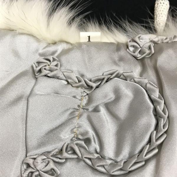 OSLO LOISIR × SAGA FOX Genuine Fur Tippet Muffler 122cm Width 10-16cm White For Kimono(USED)