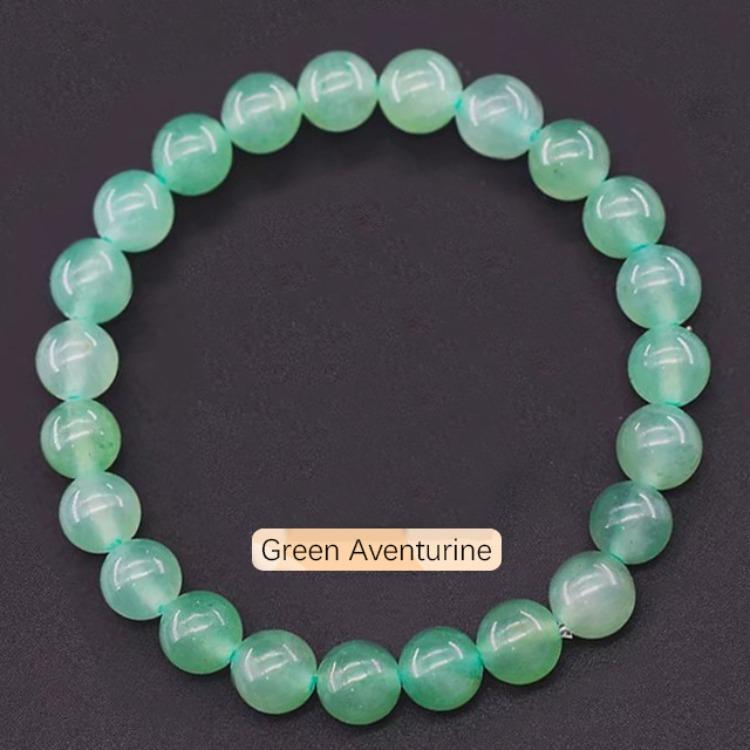 Regali Festivi Bracciale con Perle di Apatite Blu Pietra Naturale Gioielli alla Moda Rilassanti Per Uomo e Donna Accessorio Semplice Versatile per l'Uso Quotidiano