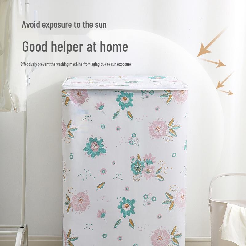 PEVA Waterproof and Dustproof Washing Machine Cover