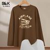 Baleno S&K Series Men's Pure Cotton Long Sleeve T-Shirt