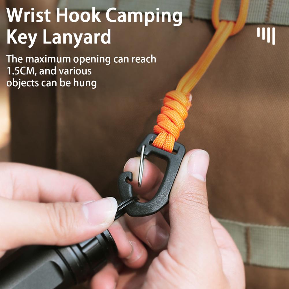Key Lanyard Strong Load Bearing Anti-break Fall-Resistant Anti-lost Tear-resistant 7-Core Parachute Cord Key Rope Outdoor Suppli