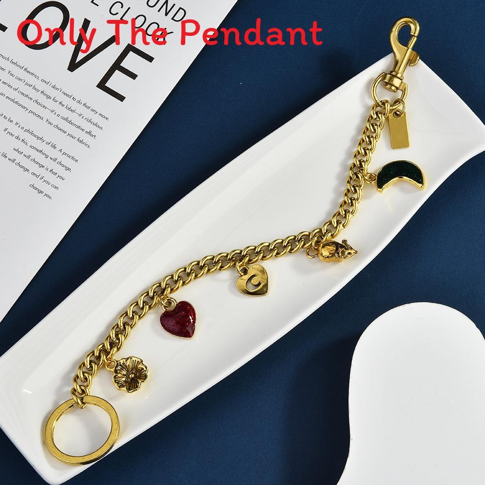 Summer Fruit Pendant Bag Charm With Metal Chain For Fashionable Women