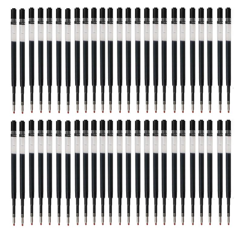 5/50 PZ Ricariche Penna a Sfera Per Penne Parker Punta Media L:10cm In Penne Nere Ricariche Materiale Scolastico Ufficio Cancelleria