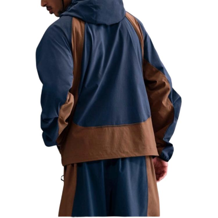 Nike Dri-Fit Color Block Loose Fit Zip-Up Hooded Long Sleeve Jacket Men Jackets IH8461-437