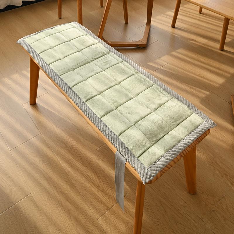 Chair Cushion Dining Room Long Bench Seat Cushion Rectangular Shoe Changing Stool Mat Bench Seat Protector Sofa Seat Pad