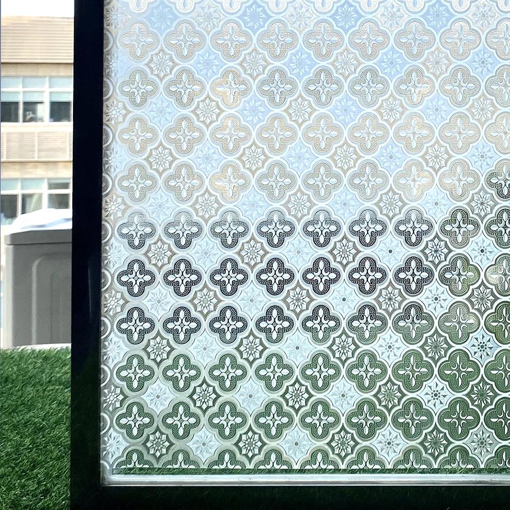 

Пленка для защиты конфиденциальности Статическая наклейка на окно Виниловая 3D-наклейка на окно Радужная пленка для окон для стеклянной двери Тепловой контроль Анти-УФ 30x200 CM