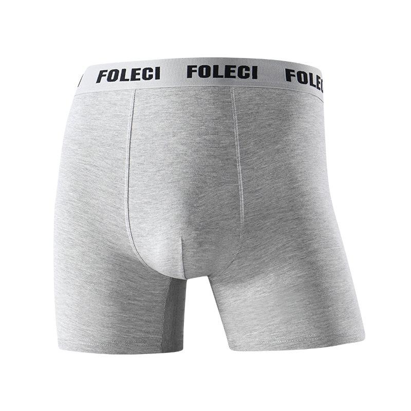 

Men s Extended Sports Underwear Men s Wear Resistant Leg Four Corner Underwear XL світло-сірого кольору