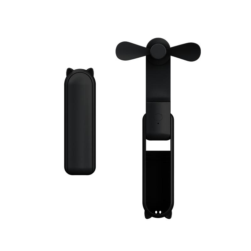 Type-C Handheld Mini Fan Foldable Portable Mini Cooling 2000mAh Outdoor Rechargeable Fan Free Control High Speed Turbo Fan
