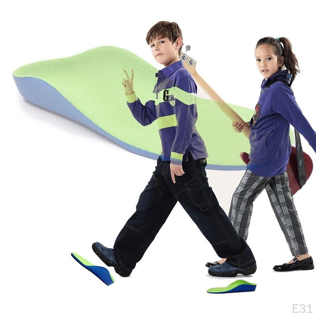 1 Pair Kids Flat Feet Orthotic Sports Shoes Insoles Falling Arches