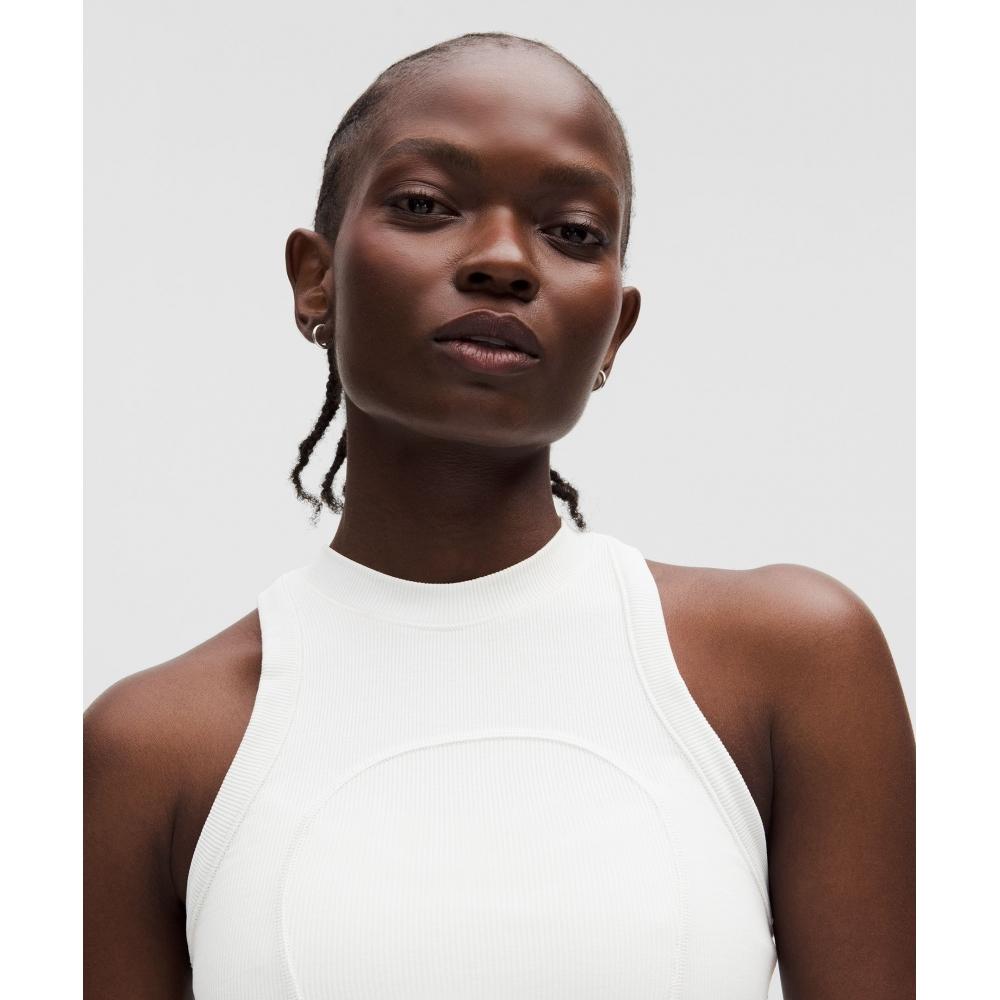 Lululemon Ribbed Modal Tank Top  Slnsh Collection Light Vapor