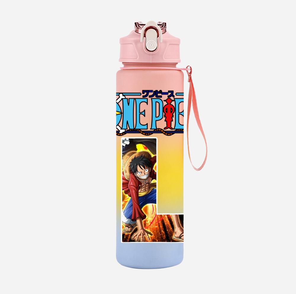 Anime A-Z English Letter Printed Character Colorful Water Cup Demon Hunters Large Capacity Outdoor Drinking Bottle Boy Girl Gift