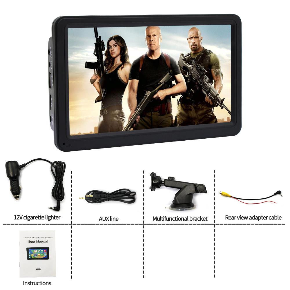 7-Inch Wireless Android Auto & CarPlay Portable Navigator MP5 Player