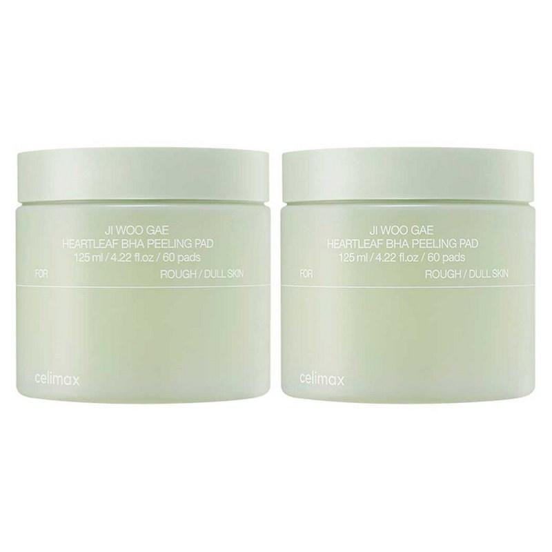 Cellimax Houttuynia Cordata BHA Eraser Peeling Pads, 60 Sheets Pack, 125ml, 2 pcs