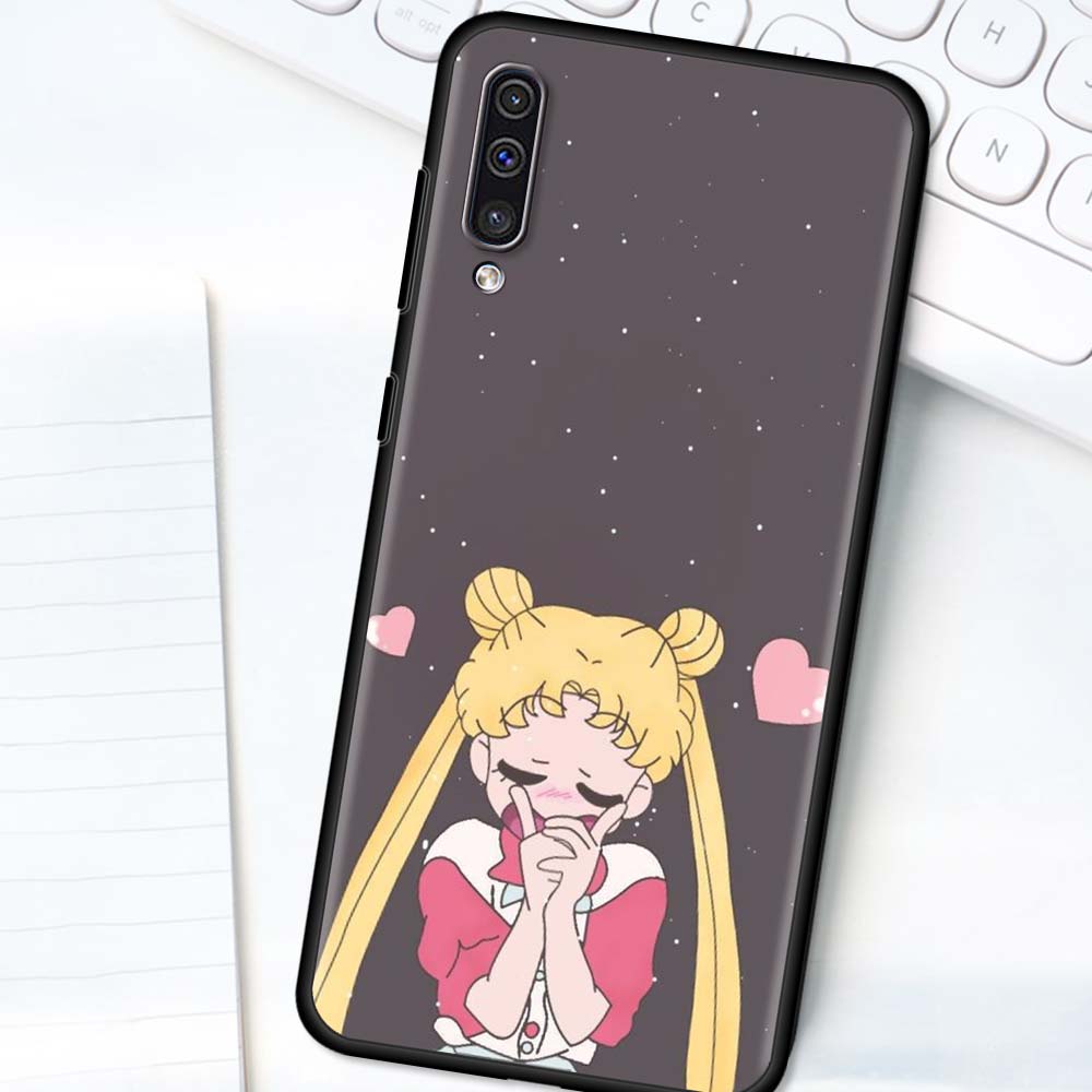 Anime Kawaii Sailor MoonS Fall für Samsung A50 A51 A70 A71 A21s Telefon Abdeckung Für Galaxy A10 A20e A30 A40 a20s A10s Weiche Coque