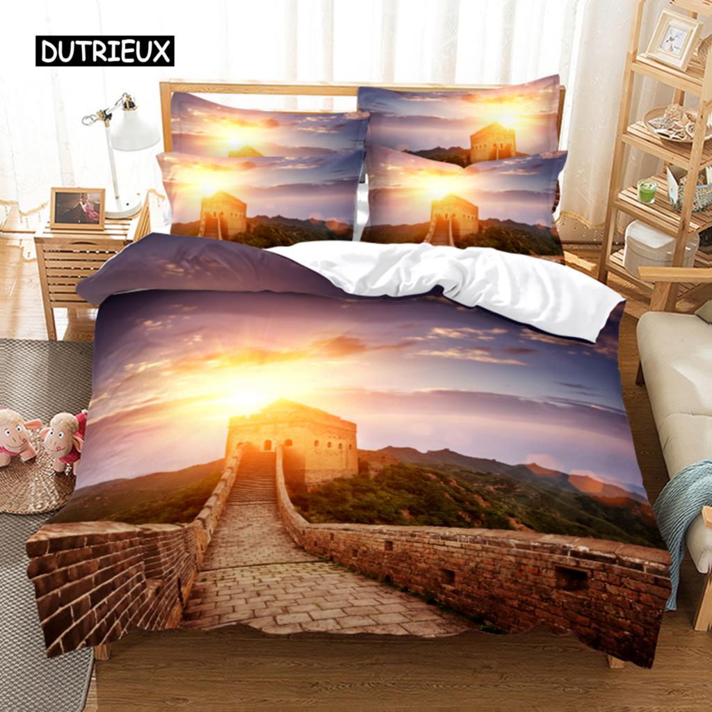 Great Wall Bedding Set Duvet Cover Set 3d Bedding Digital Printing Bed Linen Queen Size Bedding Set Fashion Design
