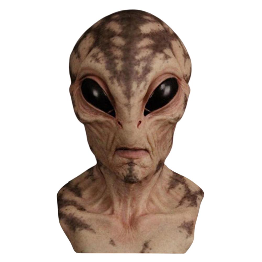 Halloween Buitenaards Mask Realistisch Buitenaards Gezicht Maskers Buitenaards Latex Volledig Hoofd Masker Horror Buitenaards Latex Masker voor Halloween Cosplay