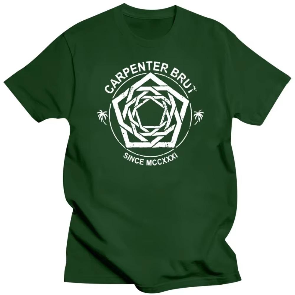 Carpenter Brut (Wei?) T Shirt Carpenter Brut Synthwave Men Cotton Tshirt Summer Brand Top Tees