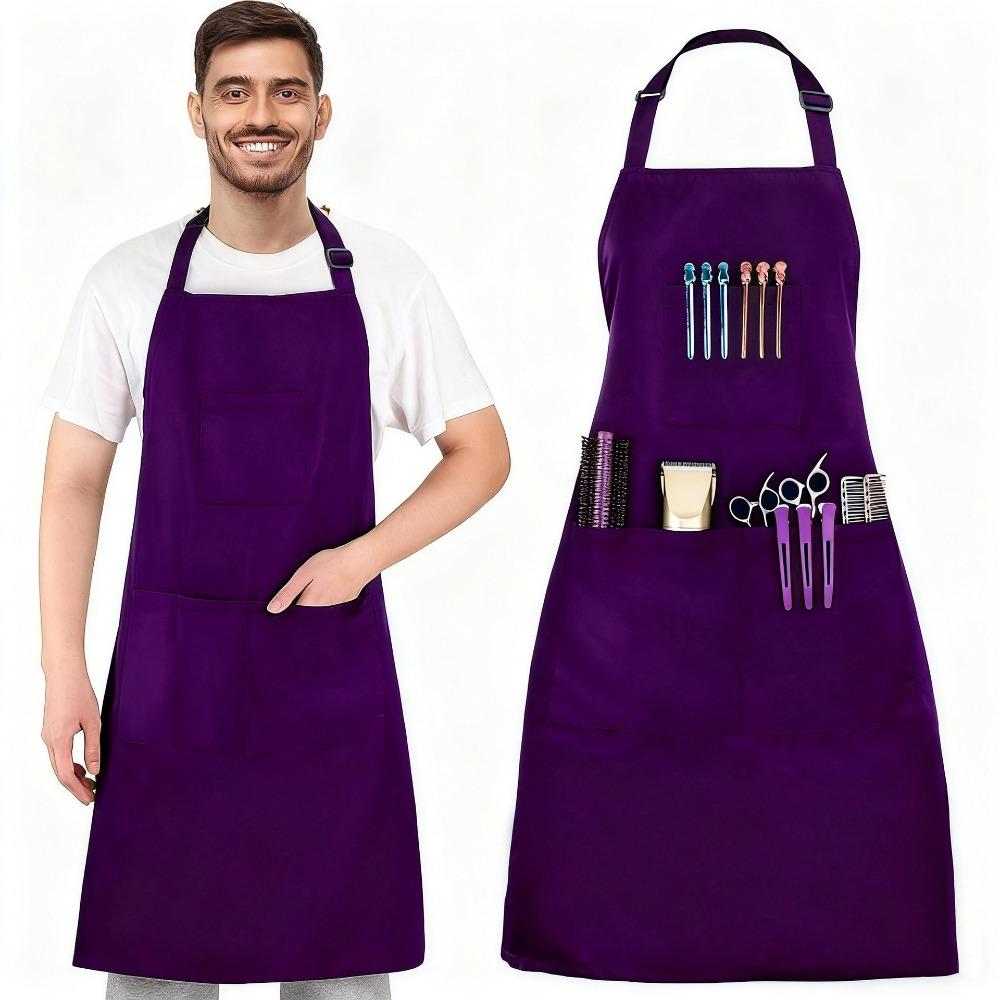 Professional Hair Stylist Hairdressing Aprons Waterproof Hair Salon Uniforms  Restaurant