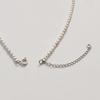 BONBEAU Bebe silver heart water pearl Necklace Silver mini heart freshwater pearl choker silver necklace 3mm