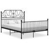 VidaXL Bed Frames Black Metal 140x200 Cm 324850