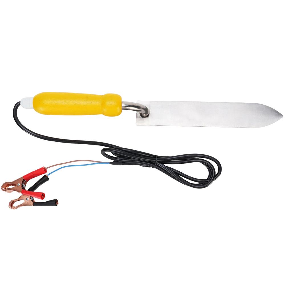 Electric Honey Cutter, Stachelss Steel Honey Scraper Wax Un ing Tool with Wooden Handle Suitable for Pizza Cutting Brd Cakes Beekee