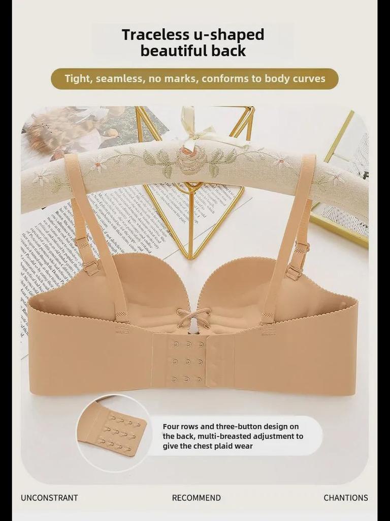 Seamless French Summer Bra: Wire-Free, Thickened, Sexy, Supported, Anti-Sagging, for Smaller Busts