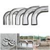 19mm 25mm 32mm 38mm 51mmOD Sanitary Butt Weld 90 Degree Elbow Bend Pipe 304 Stainless Steel Car Exhaust Pipe Muffler Welded Pipe
