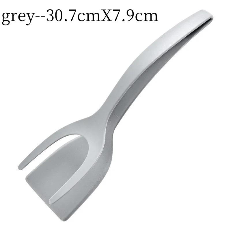 1PCS Shovel Clip Silicone Grip Flip Tongs Egg Steak Spatula Tongs Clamp Pancake Fried Turners Cooking Tool Kitchen Accessories