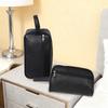 Organizzatori da Viaggio per Articoli da Toeletta da Uomo, Borsa Cosmetica Impermeabile in PU Spaziosa, Pochette Accessorie da Viaggio per Palestra, Viaggio d'Affari